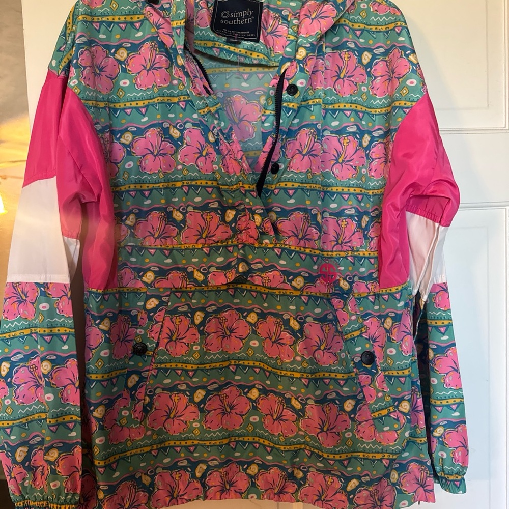 Simply Southern Tropical Floral Jacket